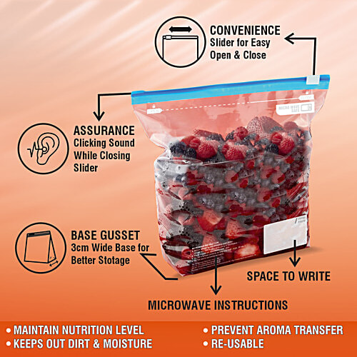 bb home Slider Bags - Large, 10 pcs (31 cm x 35 cm) 