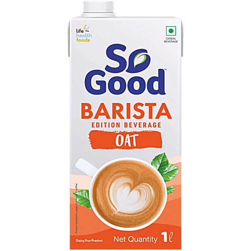 So Good Oat Barista Edition Beverage, 1 L Carton Dairy Free Product,