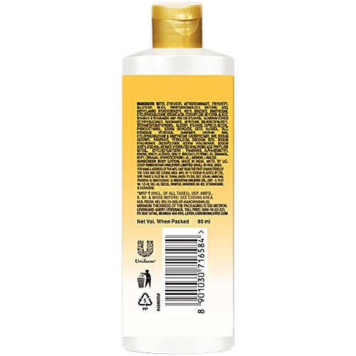 Ponds Sun Miracle Light Sunscreen Body Lotion - SPF 50, 90 ml  