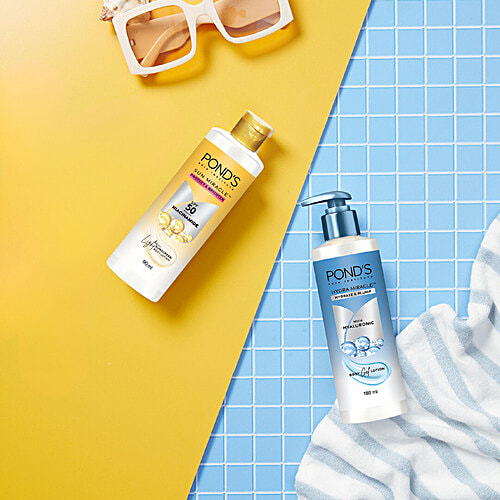 Ponds Sun Miracle Light Sunscreen Body Lotion - SPF 50, 90 ml  