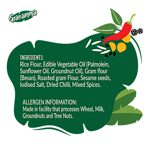 Granamma Crunchy Ribbon Pakoda, 40 g  