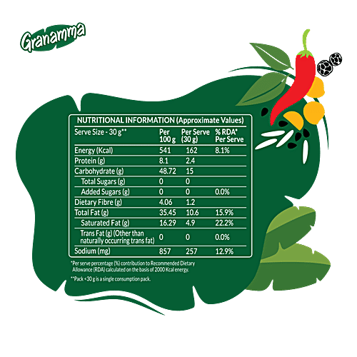 Granamma Crunchy Ribbon Pakoda, 40 g  