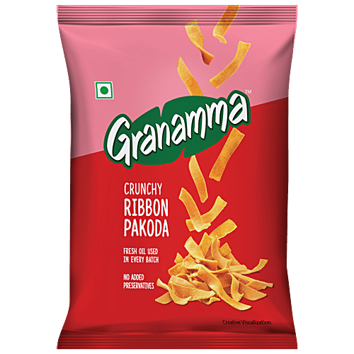 Granamma Crunchy Ribbon Pakoda, 40 g  