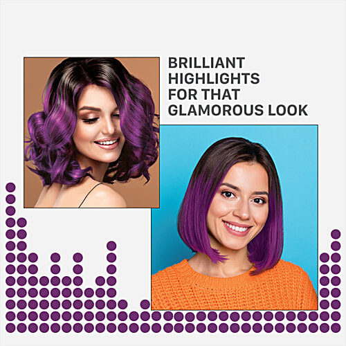 Streax Hair Highlighting Kit, 180 g Plum Purple 