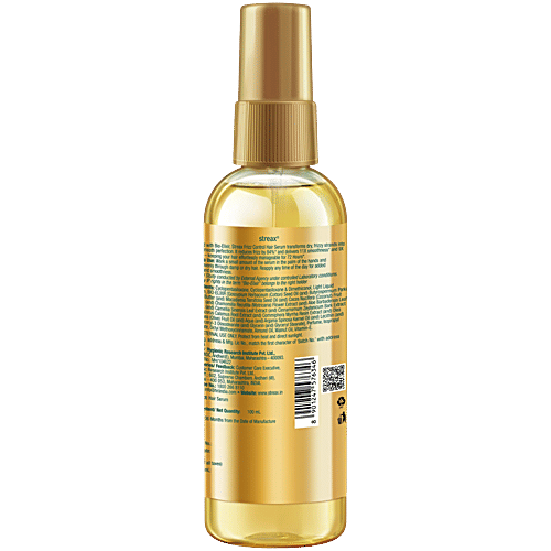 Streax 72 Hrs Frizz Control Hair Serum, 100 ml  Controls split ends, 82% reduction in Split Ends, 60% reduction in dryness
