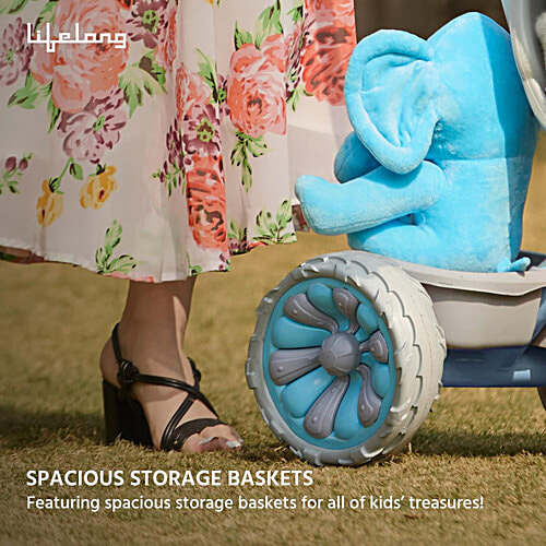 Lifelong Trike Cycle - 3 EVA Wheels, Bell & Basket For Toys, Kids 2-5 Years, 1 pc  Tricycles for kids