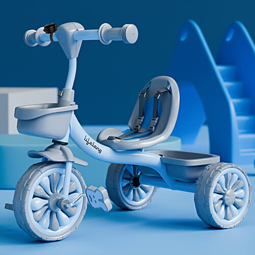Lifelong Trike Cycle - 3 EVA Wheels, Bell & Basket For Toys, Kids 2-5 Years, 1 pc  Tricycles for kids
