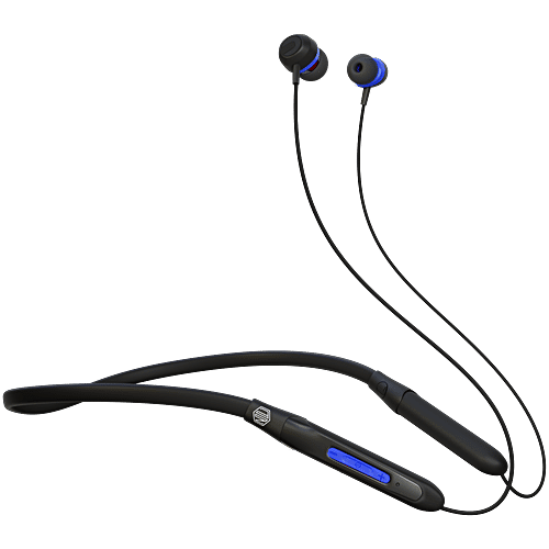 Nu Republic Jive J2 Bluetooth Headset With Up To 20 hrs Playtime, X-Bass Technology, Calling Mic, Fast Pairing, Blue, 1 pc  