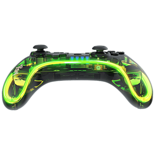 Zebronics Max Fury Wired Gamepad - Transparent, 1 pc  Dual vibration motors