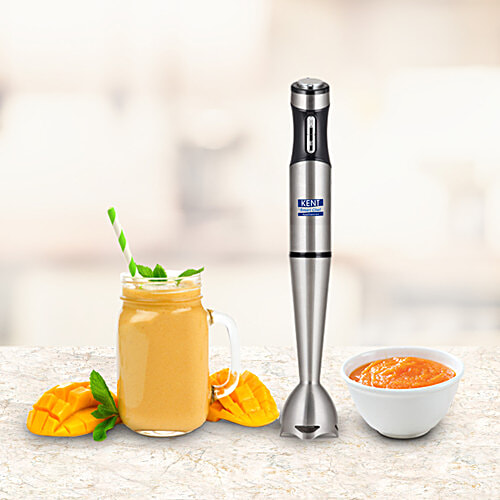 kent 16044 Stainless Steel Hand Blender - 400 W, Variable Speed Control, Low Noise Operation, 1 pc