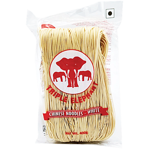 Triple Elephant Chinese Noodles - White, 400 g  