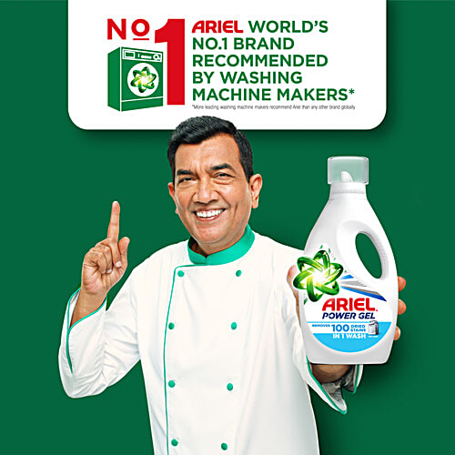 Ariel Power Gel Top Load & Semi Auto Liquid Detergent, 6 kg  Removes Tough Stains In 1 Wash