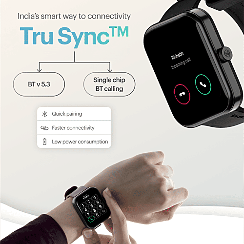 Noise Victor Smartwatch - 4.69 cm HD Display, Jet Black, 1 pc