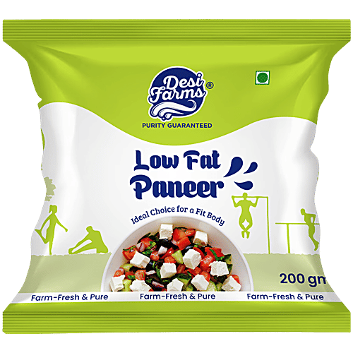 Desi Farms Low Fat Paneer, 200 g  