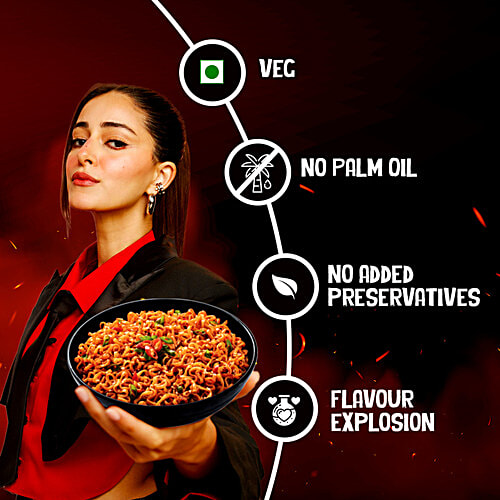 Too Yumm! K-Bomb Ramen Hot N Spicy Instant Noodles, 79 g  No Added Preservatives, No Palm Oil