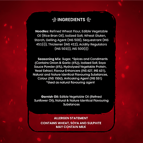 Too Yumm! K-Bomb Ramen Mi Goreng Fried Noodles, 80 g  No Added Preservatives, No Palm Oil