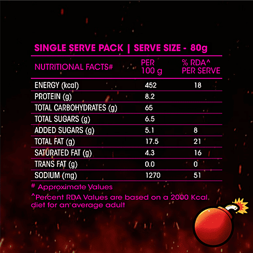 Too Yumm! K-Bomb Ramen Mi Goreng Fried Noodles, 80 g  No Added Preservatives, No Palm Oil