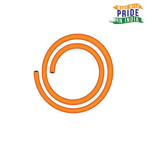 Prestige 74080 L.P Gas Hose - With Steel Re-inforced Hose Pipe, 1.5 m, 1 pc  
