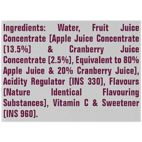 Real Activ Juice Cranberry, 1 L