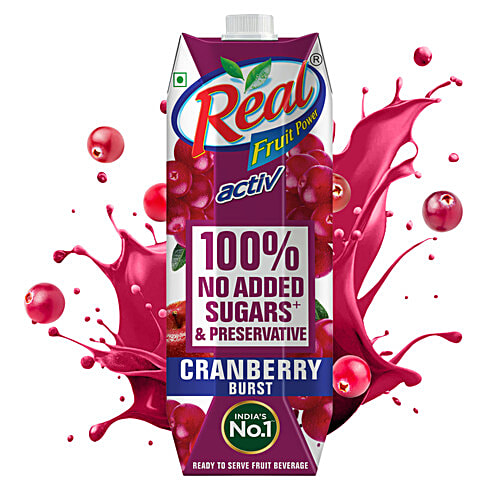 Real Activ Juice Cranberry, 1 L
