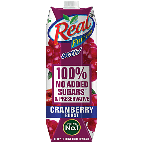 Real Activ Juice Cranberry, 1 L