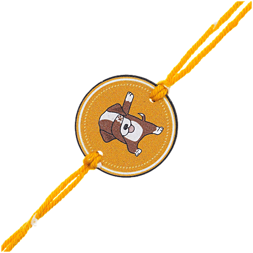 eCraftIndia Dab Design - Pet Rakhi For Dog, 1 pc  