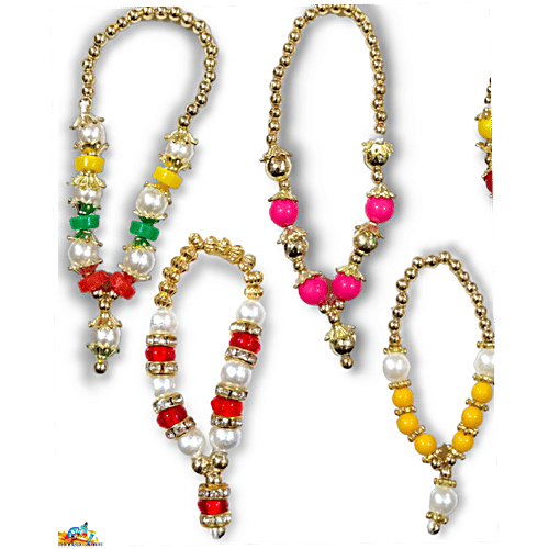 Creative Space Laddu Gopal Mala - Assorted, 4 pcs