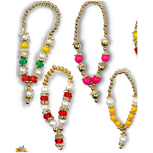 Creative Space Laddu Gopal Mala - Assorted, 4 pcs