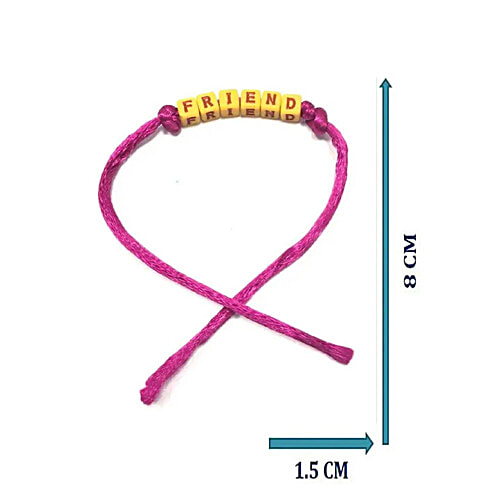 Creative Space Multicolour Beads Rakhi, 2 pcs