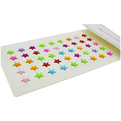 Creative Space Multicolour Star Stickers, 1 pc Vibrant Decorations
Durable Stickers