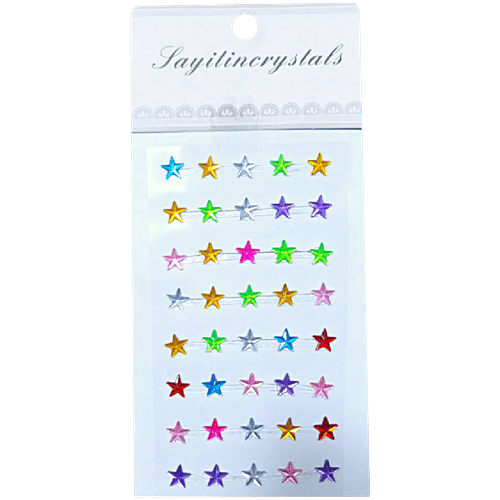 Creative Space Multicolour Star Stickers, 1 pc Vibrant Decorations
Durable Stickers