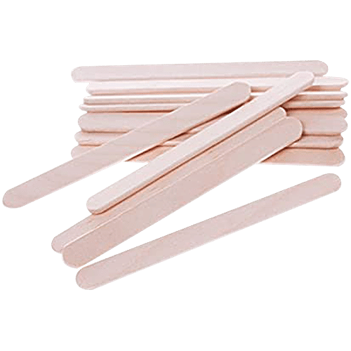 Creative Space Natural Wood Ice Cream/Popsicle Sticks, 50 pcs  