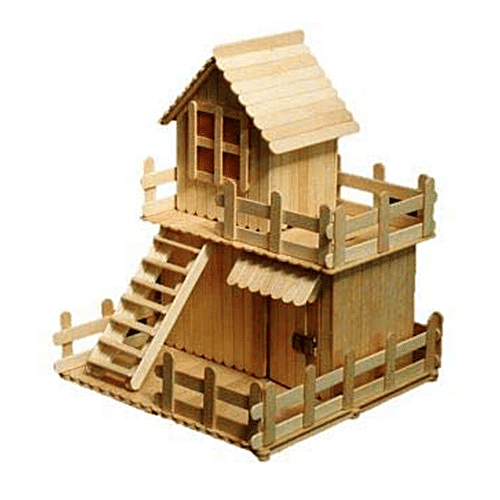 Creative Space Natural Wood Ice Cream/Popsicle Sticks, 50 pcs  