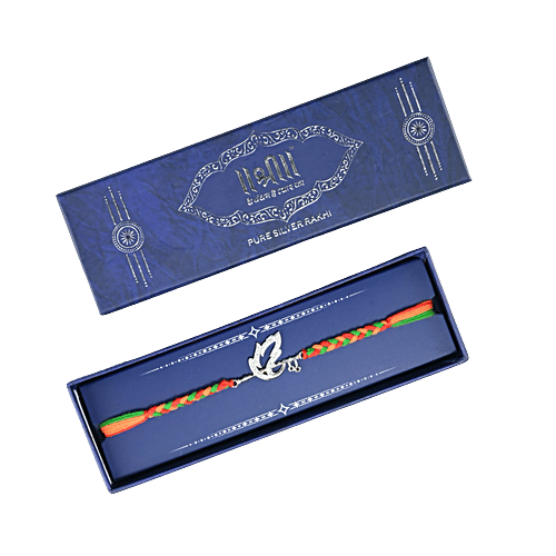 Shree Rakhi Krishna Basuri Rakhi - Made From 925 Silver, 1 pc  For Brother, Bhaiya, Bhai