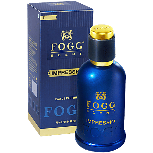 Fogg Impressio Scent Eau De Parfum Men's Perfume, 75 ml Long-lasting Fresh & Soothing Fragrance