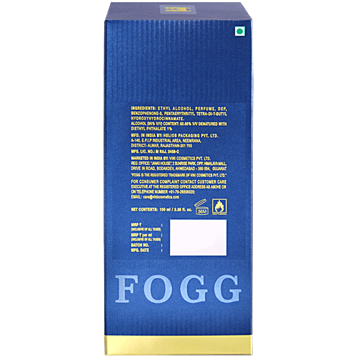 Fogg Impressio Scent Eau De Parfum Men's Perfume, 75 ml Long-lasting Fresh & Soothing Fragrance