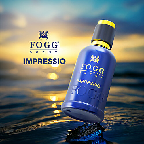Fogg Impressio Scent Eau De Parfum Men's Perfume, 75 ml Long-lasting Fresh & Soothing Fragrance
