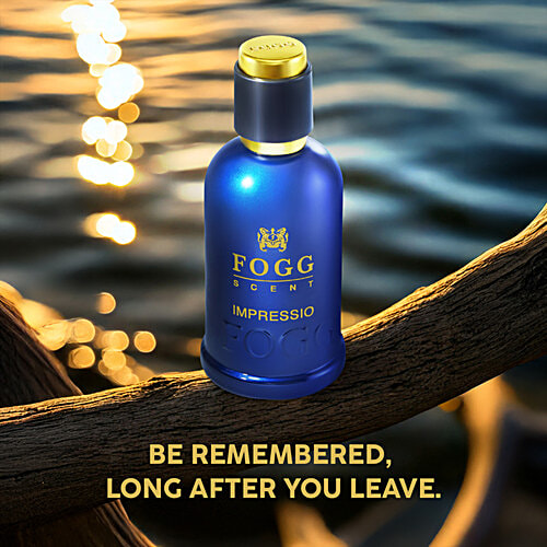Fogg Impressio Scent Eau De Parfum Men's Perfume, 75 ml Long-lasting Fresh & Soothing Fragrance
