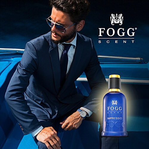 Fogg Impressio Scent Eau De Parfum Men's Perfume, 75 ml Long-lasting Fresh & Soothing Fragrance