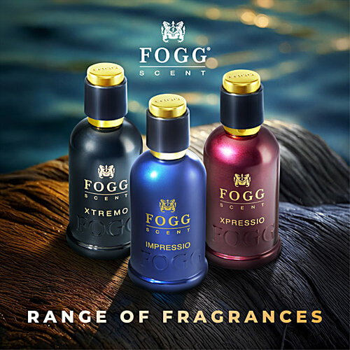 Fogg Impressio Scent Eau De Parfum Men's Perfume, 75 ml Long-lasting Fresh & Soothing Fragrance