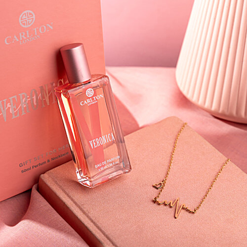 Carlton London Women Gift Set Veronica Perfume With Necklace, 50 ml  