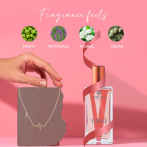 Carlton London Women Gift Set Veronica Perfume With Necklace, 50 ml  