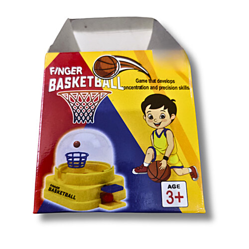 DealBindaas Finger Basketball Mini Game For Kids & Adults, Stress Relief Plastic Return Gift Toy, 1 pc Box Durable Plastic
Bright Colours
Indoor Recess Game