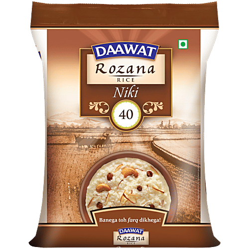 Daawat Rozana Niki 40 Rice, 10 kg  