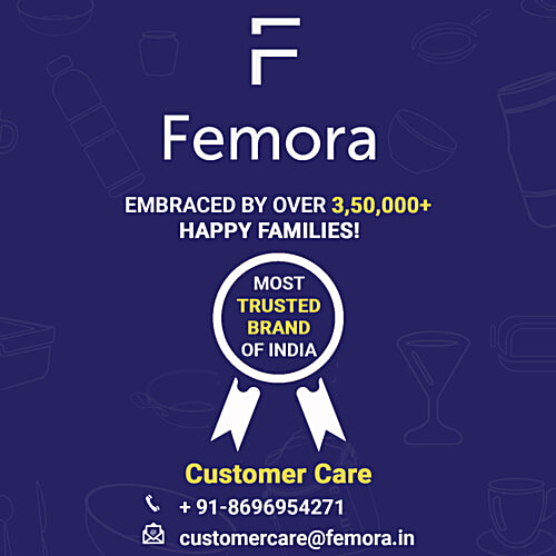 Femora Ceramic Coffee Mugs - With Gold Lines, Blue, 180 ml (Set of 2)