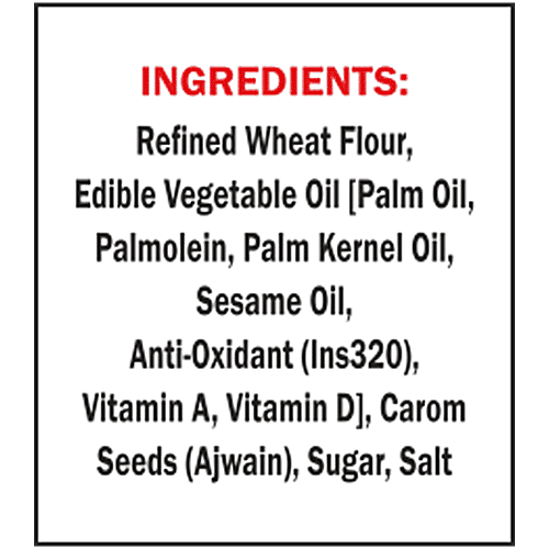 POLKA Ajwain Fan Khari Puff - Crunchy & Flaky Baked Namkeen, 200 g Spiced With Ajwain