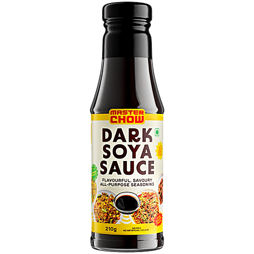 MasterChow Dark Soya Sauce, 210 g  Contains No MSG, Savoury, Umami, Salty