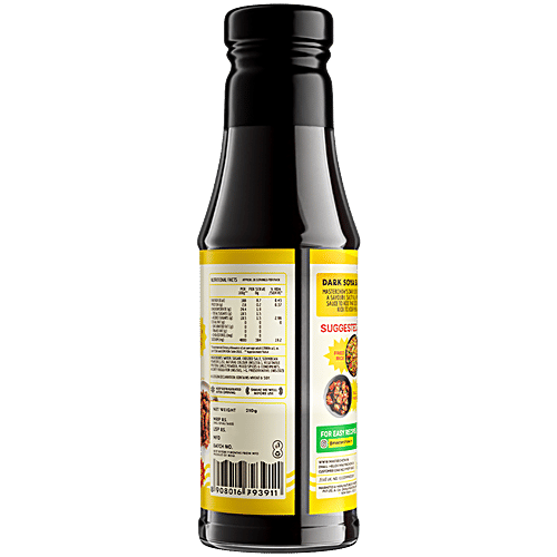 MasterChow Dark Soya Sauce, 210 g  Contains No MSG, Savoury, Umami, Salty