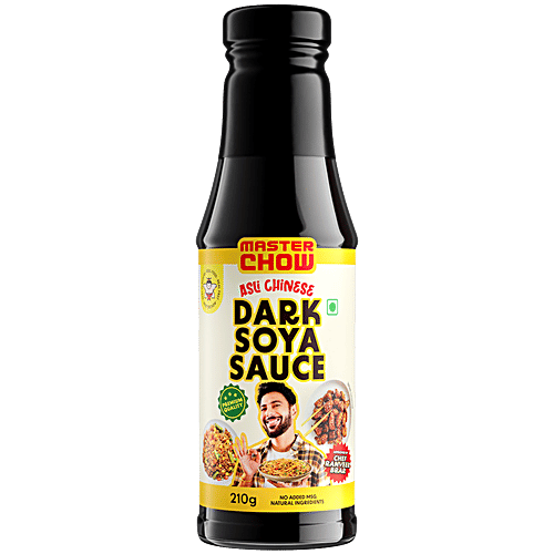 MasterChow Dark Soya Sauce, 210 g  Contains No MSG, Savoury, Umami, Salty