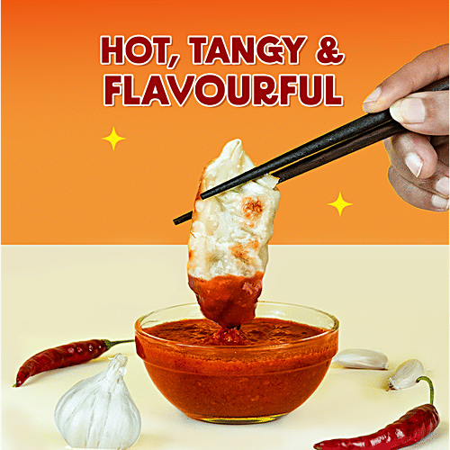 MasterChow Chilli Garlic Chutney - Hot & Tangy, 250 g Dip, Spread, Cook